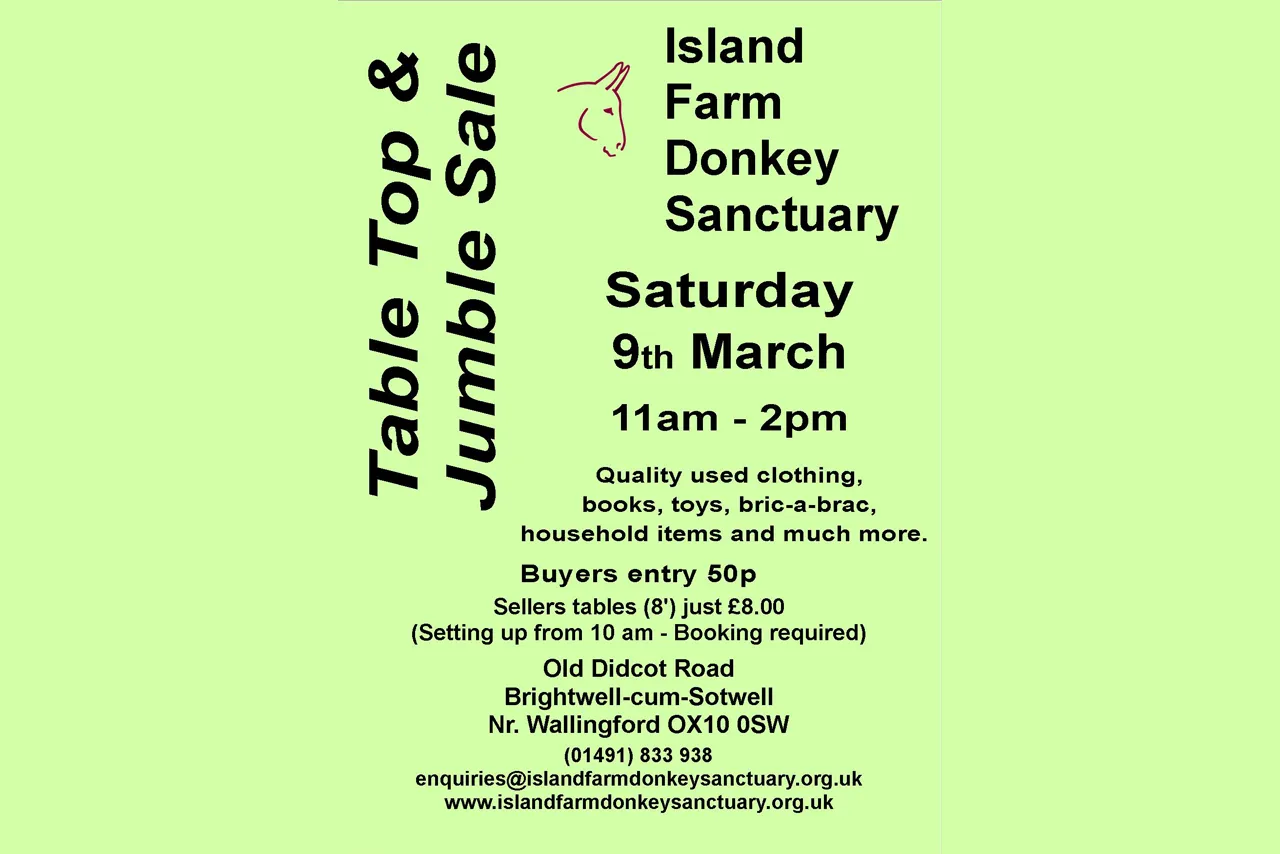 9th March 2024 Table Top Sale