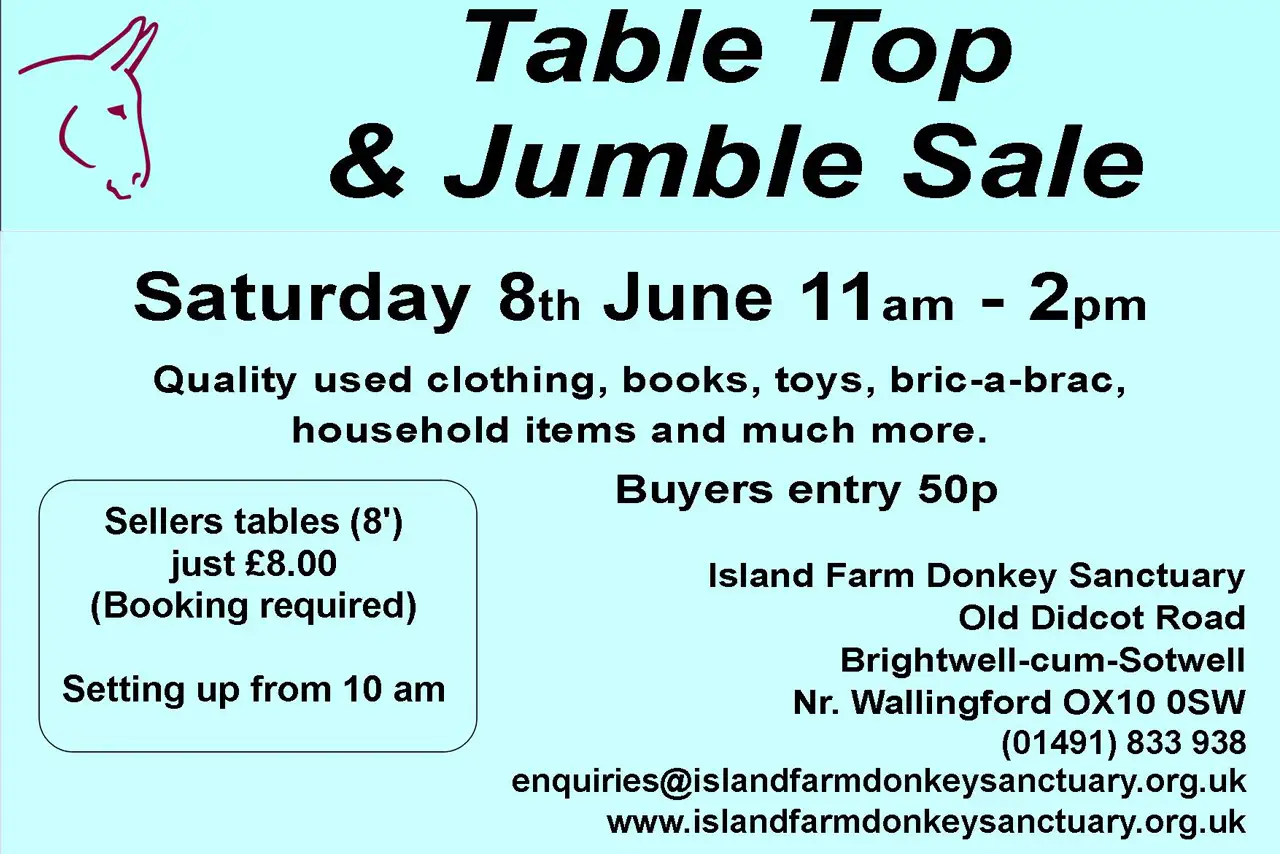 8th June 2024 Table Top Sale
