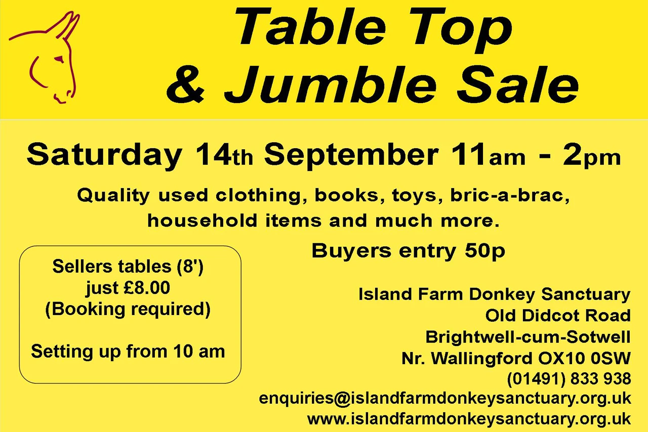 14th September 2024 Table Top Sale