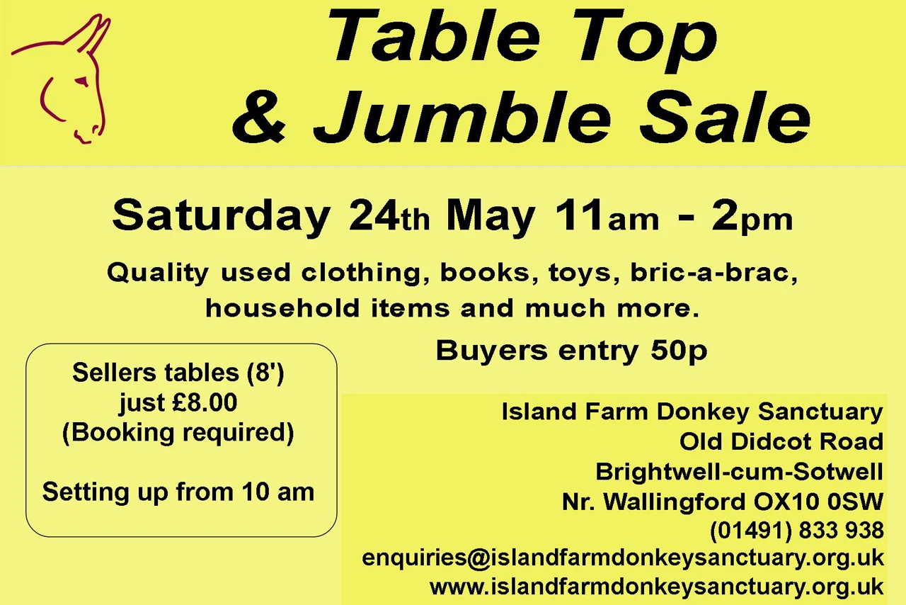 24th May 2025 Table Top Sale