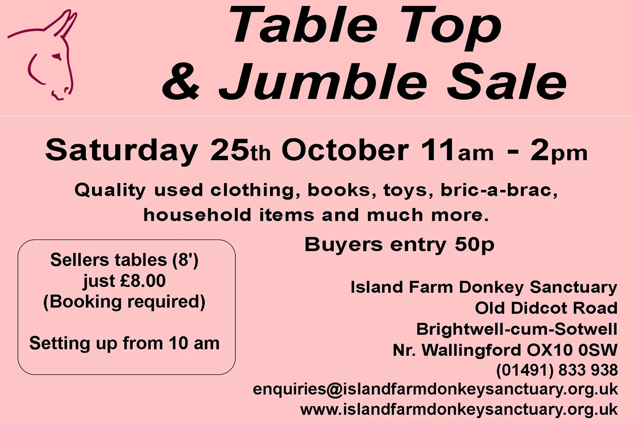 25th October 2025 Table Top Sale