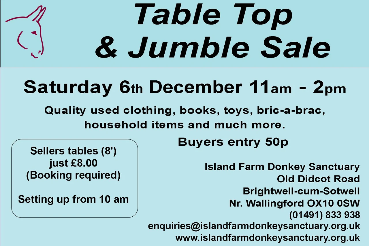 6th December 2025 Table Top Sale