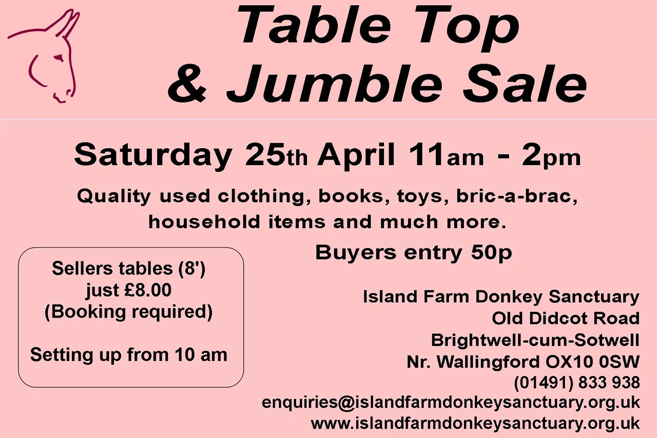 25th April 2026 Table Top Sale