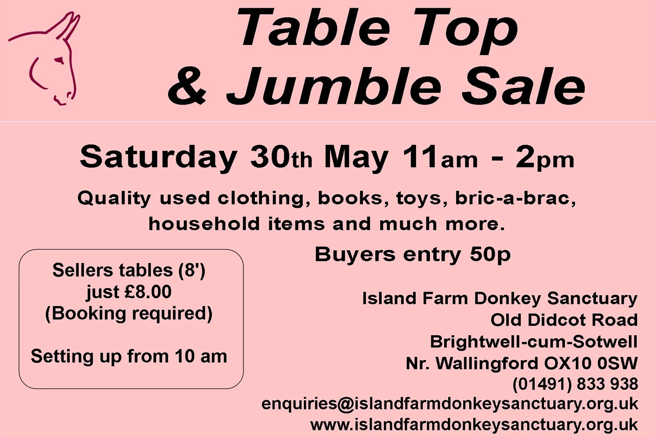 30th May 2026 Table Top Sale